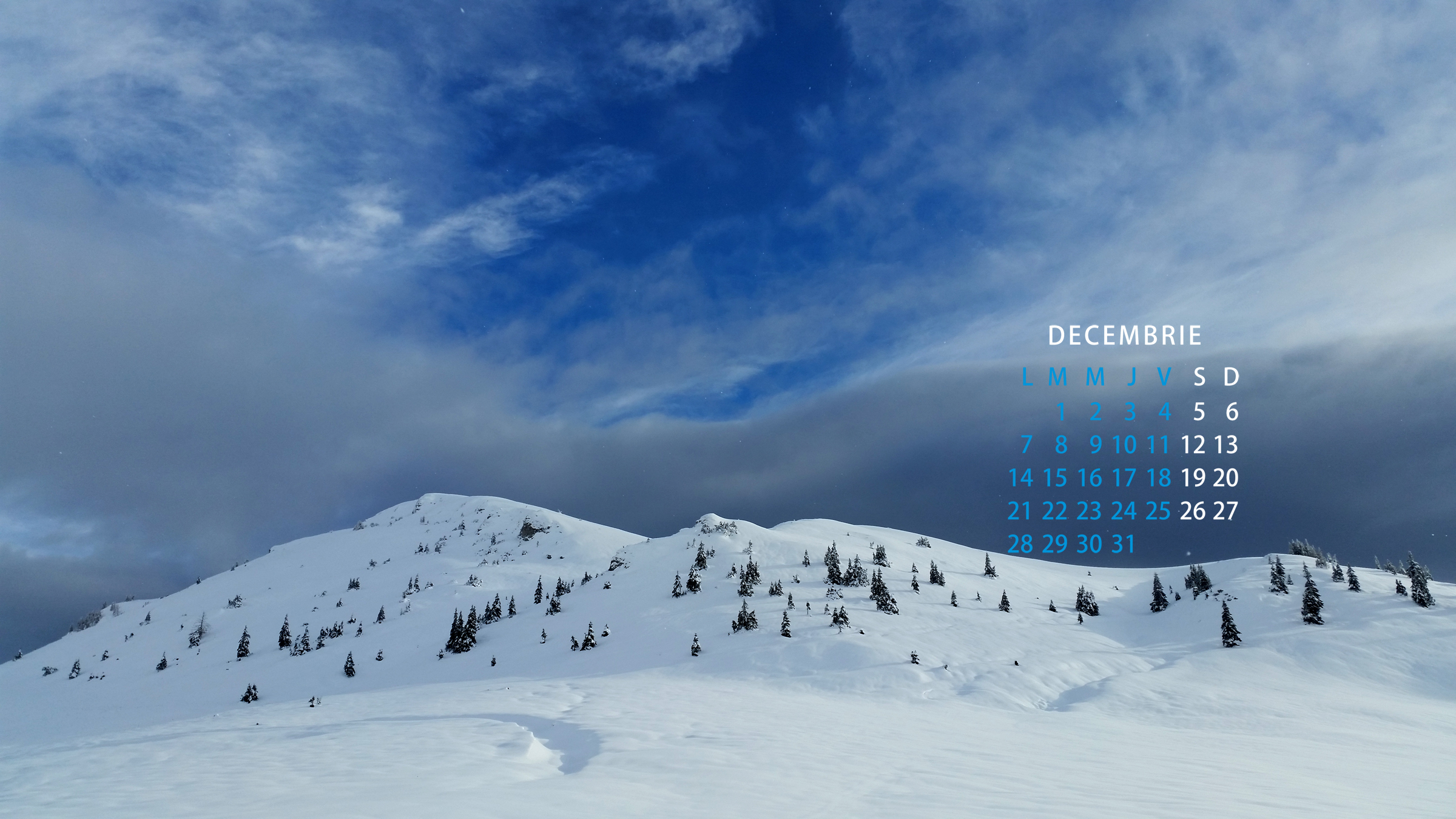 Free Calendar december 2015